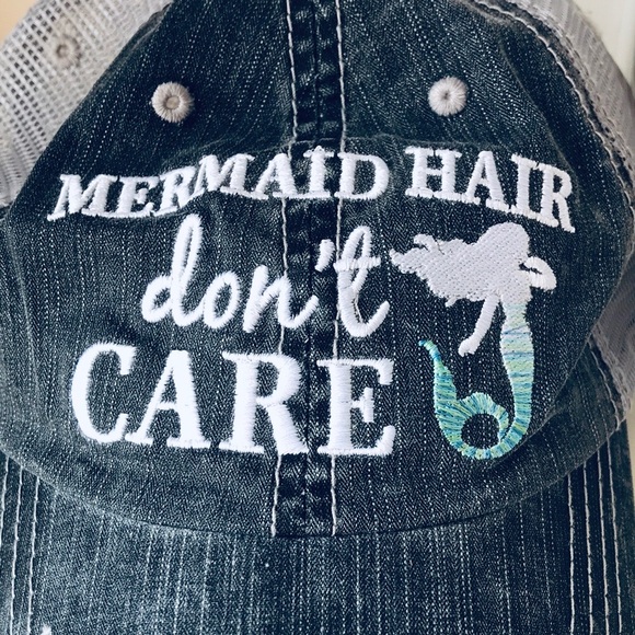Mermaid Hair don’t Care Cap - Picture 2 of 6